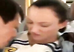 Jenny Anderson is sucking knobs in a public bus and getting drilled by many lewd lads