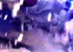 Cute Asian girl in a sexy costume gets drilled by a monster