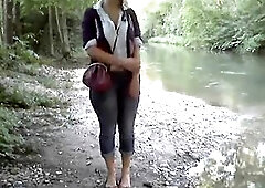 PERVERT masturbating BREASTY e Frau gal masturbating durch tm