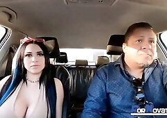 PORNOVATAS - Mexican brunette hair Michelle Aldrete banging in her 1st porn casting