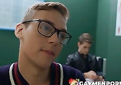 Class is in session! Carter DelRey, Jack Bailey, and Trevor Harris are hot for their teacher