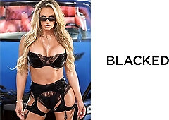 Nasty interracial gangbang with a hot blonde Phoenix Marie