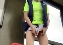 Public Cock Show in Metro Station - Amateur Big Dick Twink