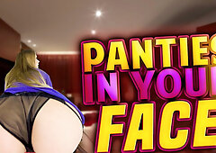 Naughty Julia & Alexis Crystal in Panties In Your Face - FFStockings