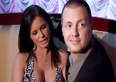 Maya enters the picture to help with the fellatio and the 2 take turns riding his schlong...