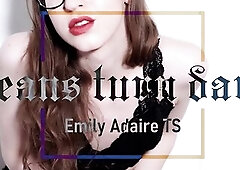 TRAILER: I'm wearing a couple of slim, light blue jeans and can't hold it back any longer... then a darksome spot widens and gets larger and