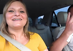 Sex-Parking-Lot! Lina Wants Sperm, Big-Ass Teen Fucked Without A Condom