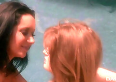 Horny teens lesbian breathtaking adult movie