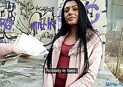 Public Agent A beautifully tanned body bent over and fucked outdoors