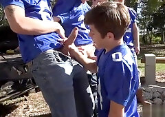 Big dick twinks bukkake and cumshot