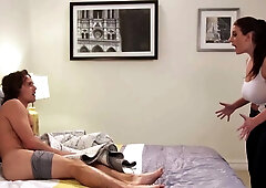 Caught with busty maid Angela White!