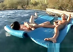 Gay twink fuck Cock Stroking Foot Worship