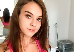 Fit teen with an innocent face Ellie Eilish deserves a long penis