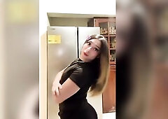 Large booty in shorts