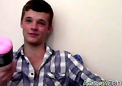 Uncut twink amateur tugs