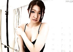 The erotic and uncensored japanese ballerina dancer in opaque pantystockings.