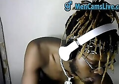 Sensual Black hot Dick Part 2 doing a Cam Show