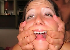 Gorgeous hardcore sex with a nice brunette Alexandra Belle