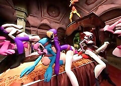 Futanari Shygal Fuckfest part 1