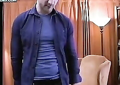 Vintage taboo jock fucks stepson 21yo asshole in office