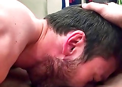 Gay mechanics enjoy blowjobs and anal sex at the shop