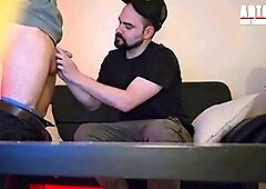 Hairy muscle hunk Antogoeshunting seduces handsome straight guy Cdsissylena