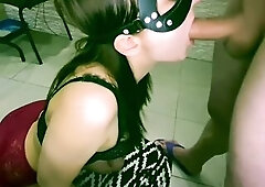 Filled my throat with jizz