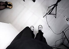 alma bohler cleaning up after sex, pov amateur