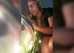 Dick sucking on the phone with mama