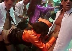 Sexually compulsive hooker Tiffany Rousso is breaking bad at the party