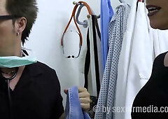 Sophie Logan the German patient turns her medical exam into an intimate encounter with the doctor
