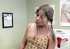 Pervy doctor turns a clinical anal exam into a dirty fucking session