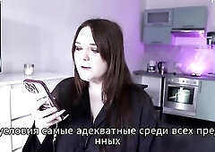 Porn story - The landlady 1st changed him into a suit, and then screwed him with a belt-on (Russian porn, belt-on, prostate massage, feminization)