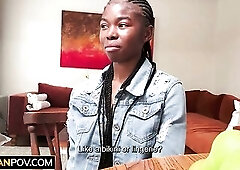I drilled this BLACK TEEN student until this babe forgot her BOYFRIEND and became addicted to my BWC