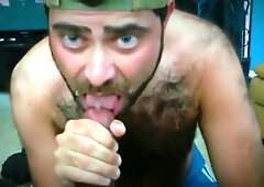 Big Cock Amateur Gets Creamy Facial After Blowjob1