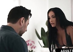 ADULT TIME - Breasty mother I'd like to fuck Jennifer White Thanks Her Roommate With Raw Ardent Riding & Doggy position