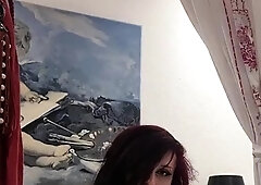 Beautiful Sonya having a horny solo toy masturbation