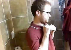 Naked men shower, naked men, drop soap