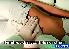 Nynpho brunette teen is back in the doctors office