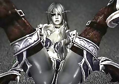 skyrim World of Warcraft Sylvanas's hardcore action