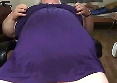 big beautiful woman trans fingers her teats to climax throughout her hot summer costume