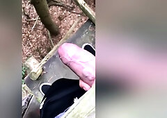 Pissing & jerking in the forest