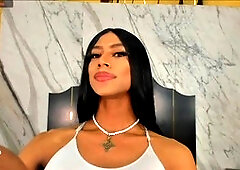 Exotic and naive beauty on webcam