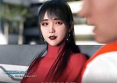 Nude models, cartoon fantasy, nerd