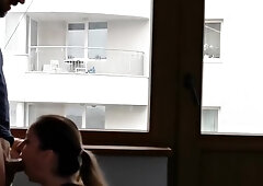 Slut Neighbors Wife Fucks Me In Front Of The Window - Wet Kelly