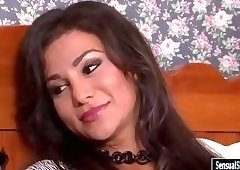 Huge titted shemale gets her ass rammed