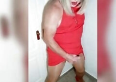 Little Red Costume, Cumming Everywhere