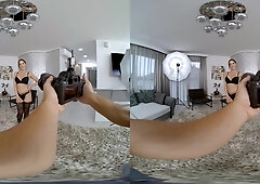 Angelica Heart in an Oily Photoshoot Session - Beautiful Babe Hardcore POV VR