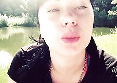 I love to smell my lips. They're truly large and full- I can smoosh 'em up into an agreeable little pout and just breathe in that astounding