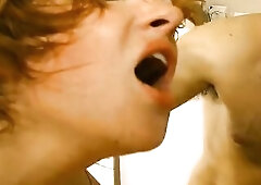 2 ideal golden-haired milfs get screwed unfathomable anal and snatch by the pool, worthy cunt licking and fingering with bazookas fondle, combined blo